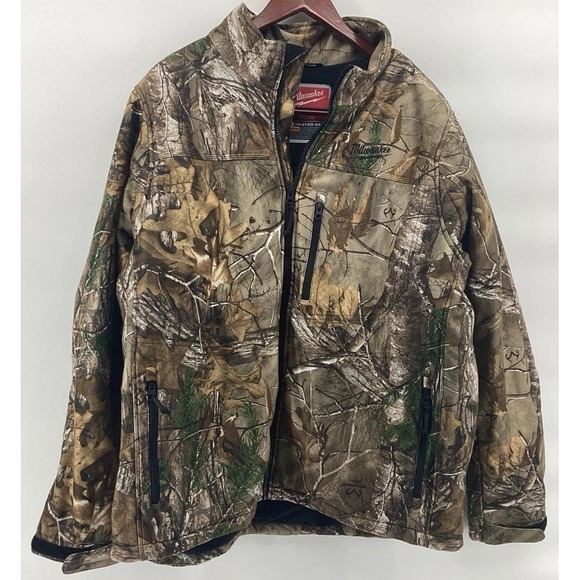 Milwaukee Other - Milwaukee M12 Jacket Heat Gear Realtree Camo Size XL Hunting No Battery